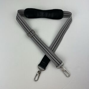 Lululemon Athletica Replacement Adjustable Bag Strap Black White Chevron 28-46"